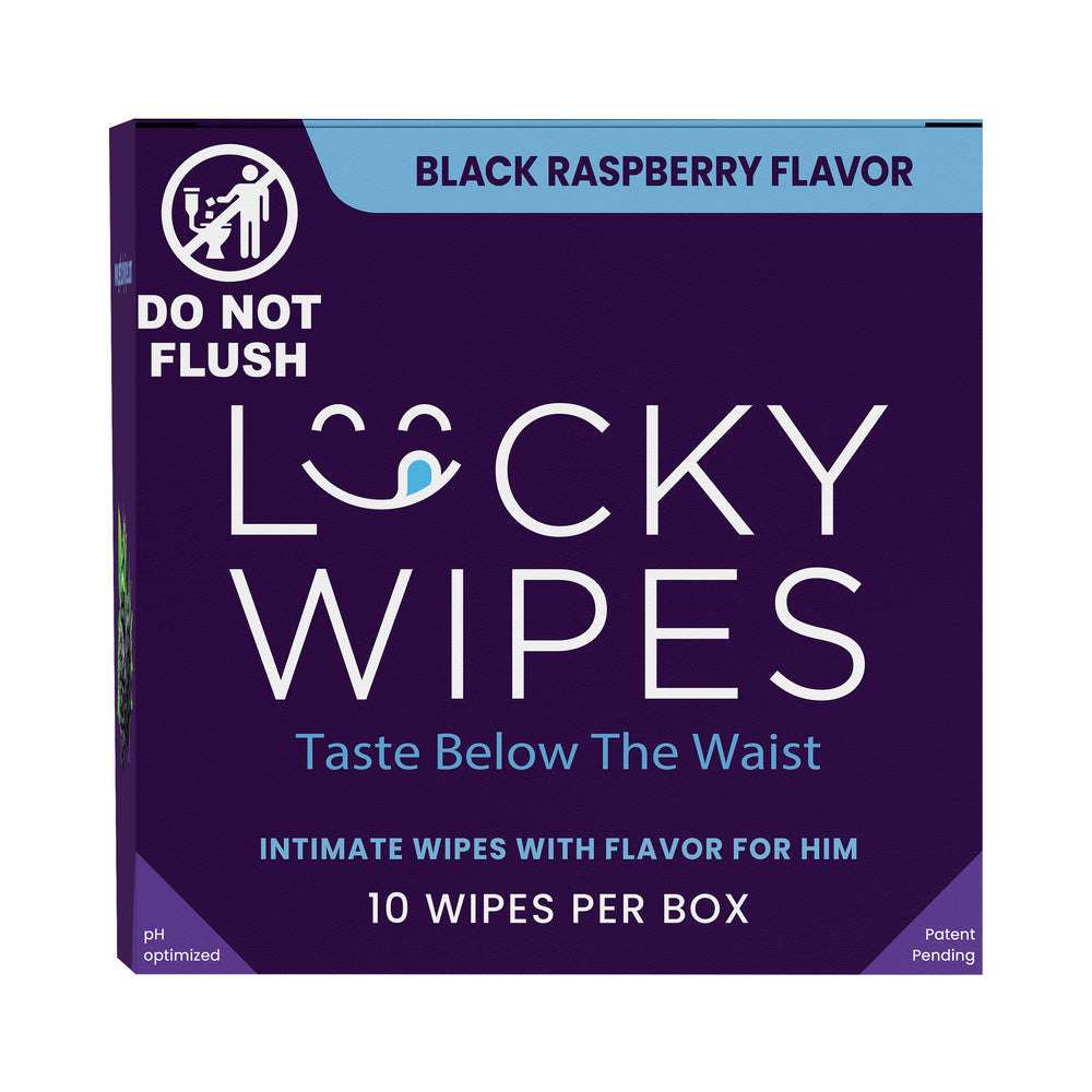 SWEETUMS - LUCKY WIPES BLACK RASPBERRY FLAVOR 10-PACK