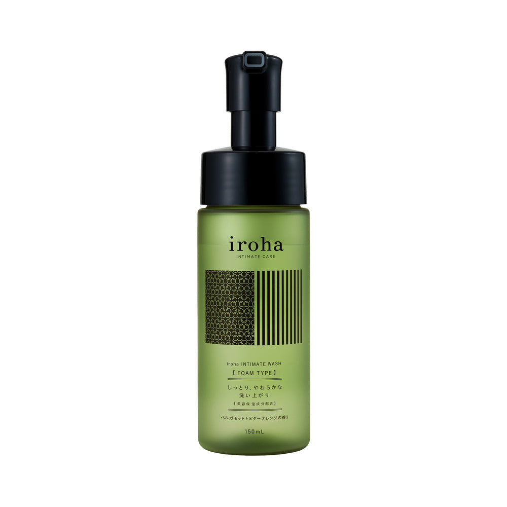 TENGA - IROHA INTIMATE WASH FOAM BERGAMOT AND BITTER ORANGE 5.07 OZ.