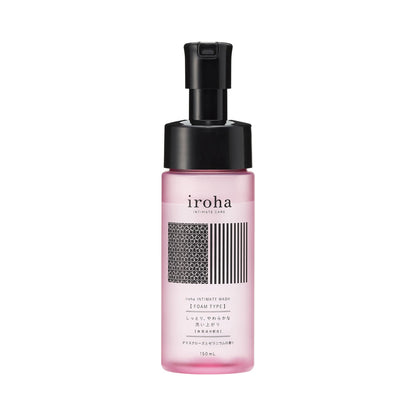 TENGA - IROHA INTIMATE WASH FOAM DAMASK ROSE AND GERANIUM 5.07 OZ.