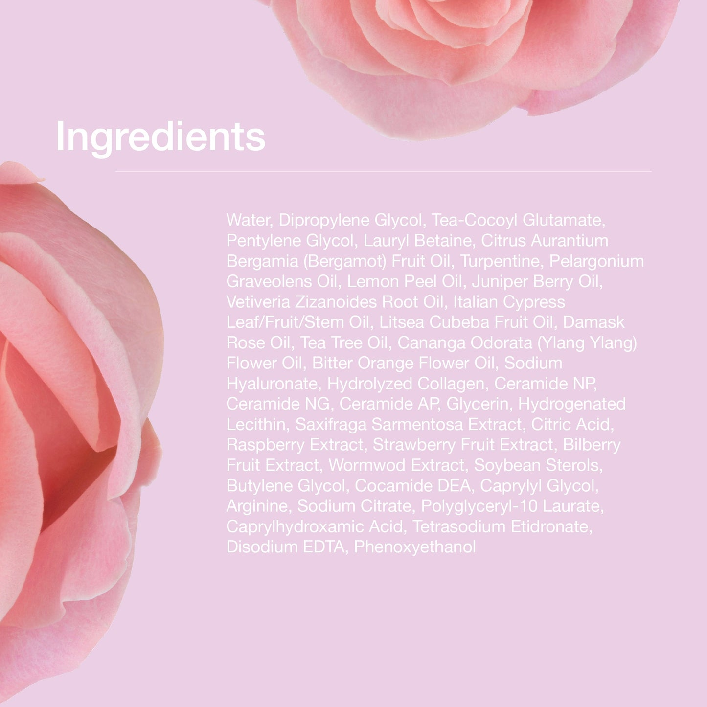 TENGA - IROHA INTIMATE WASH FOAM DAMASK ROSE AND GERANIUM 5.07 OZ.