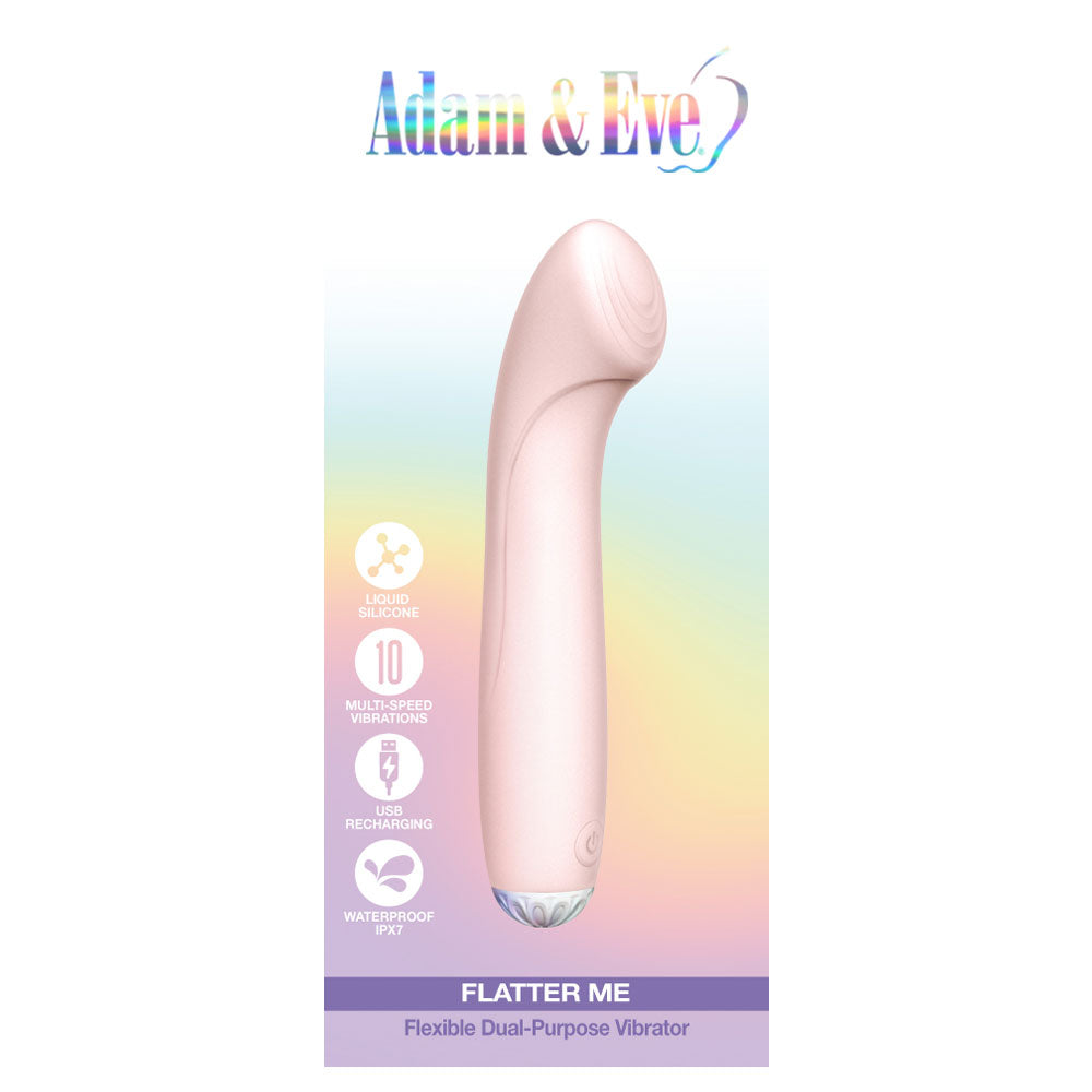 ADAM & EVE - FLATTER ME FLEXIBLE DUAL-PURPOSE VIBRATOR