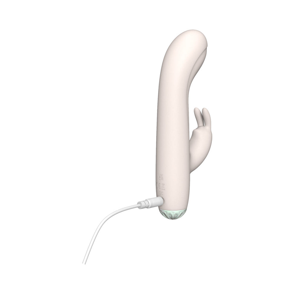ADAM & EVE - VIBRADOR TIPO CONEJO DE SILICONA HOP TO IT PETITE