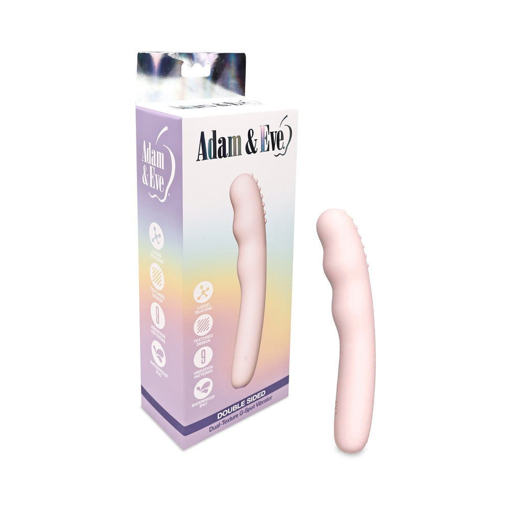 ADAM & EVE - VIBRADOR PARA EL PUNTO G DE DOBLE CARA Y TEXTURA DUAL