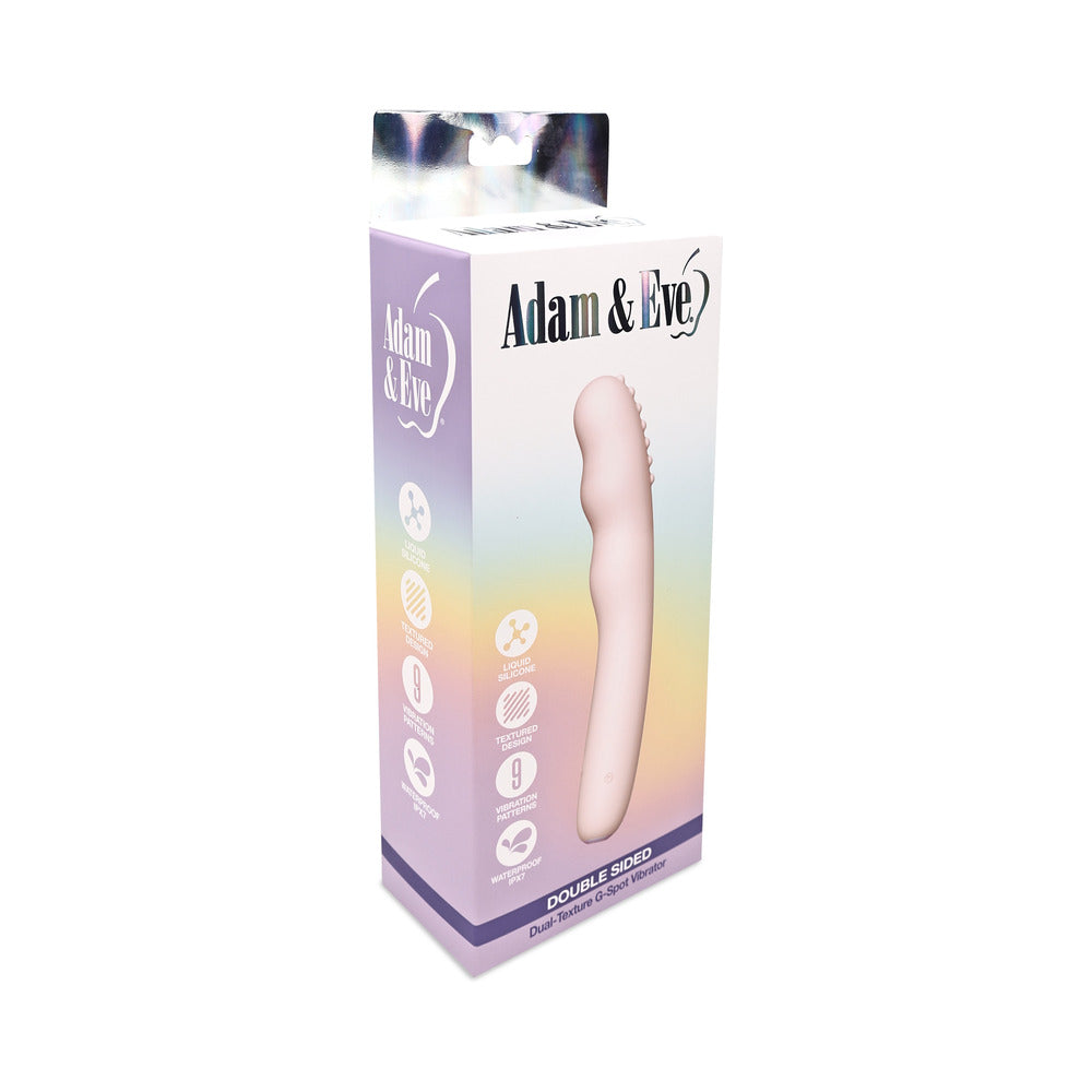 ADAM & EVE - VIBRADOR PARA EL PUNTO G DE DOBLE CARA Y TEXTURA DUAL
