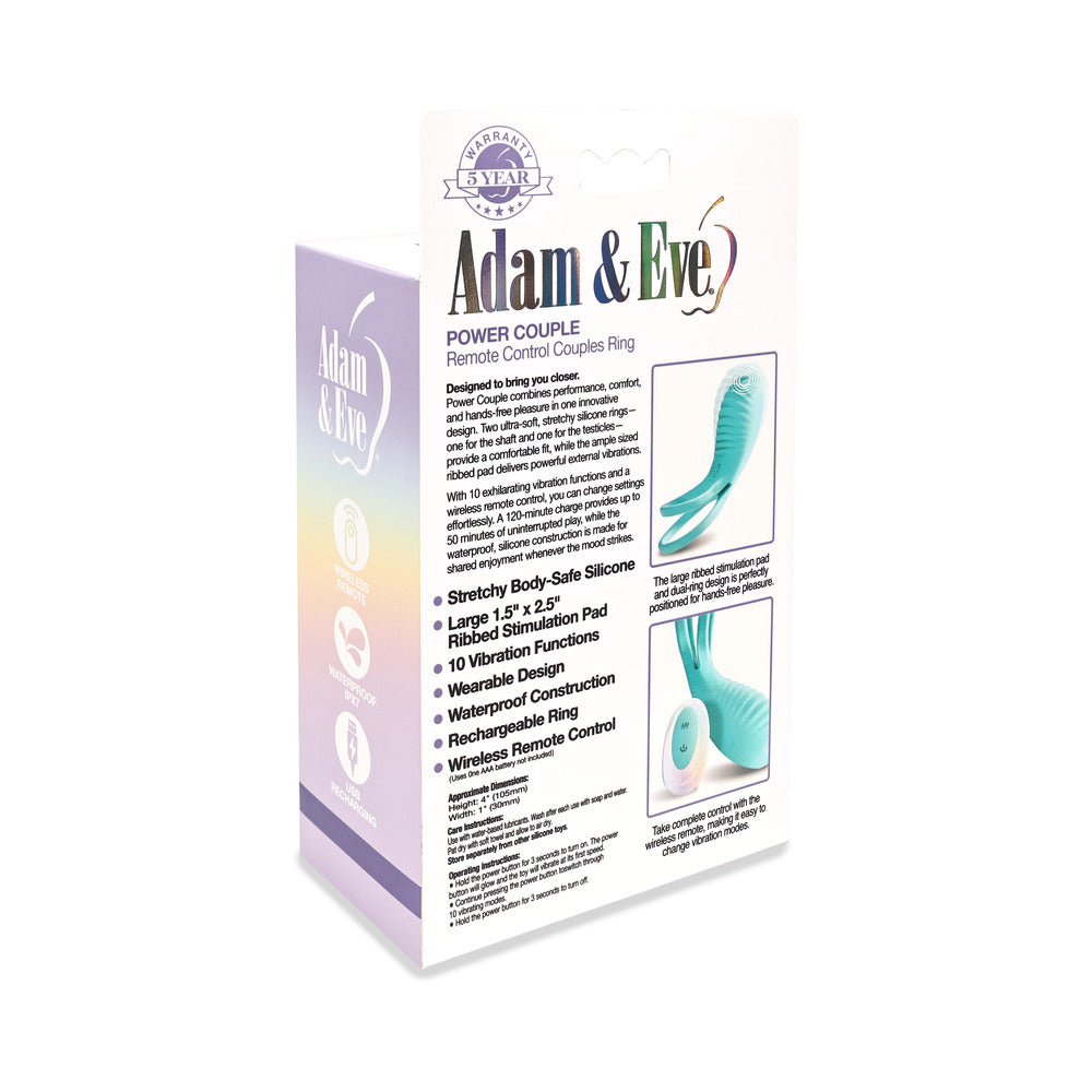 ADAM & EVE - POWER COUPLE REMOTE CONTROL COUPLES RING