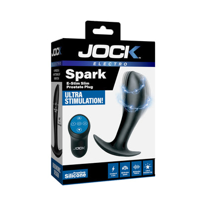 CURVE NOVELTIES - JOCK ELECTRO SPARK E-STIM SLIM PROSTATE PLUG