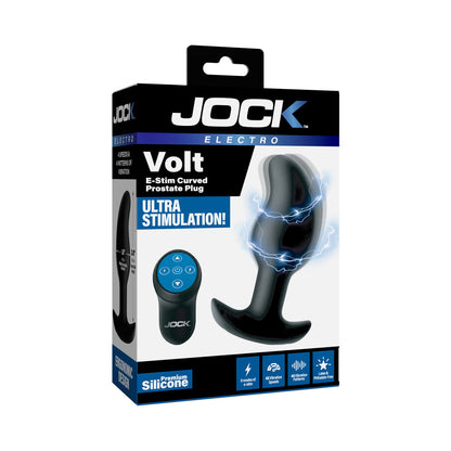 CURVE NOVELTIES - JOCK ELECTRO VOLT E-STIM CURVED PROSTATE PLUG