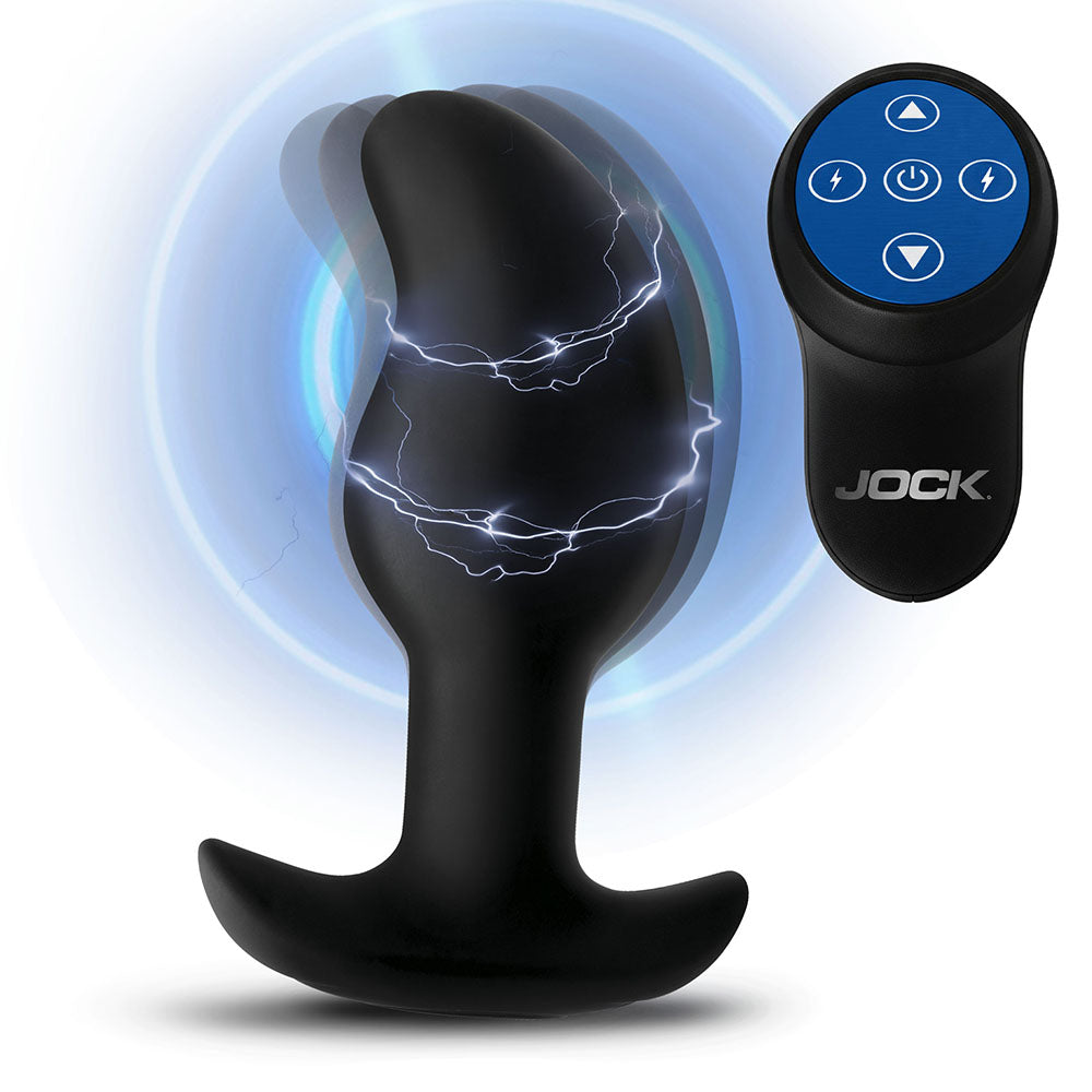CURVE NOVELTIES - JOCK ELECTRO VOLT E-STIM CURVED PROSTATE PLUG