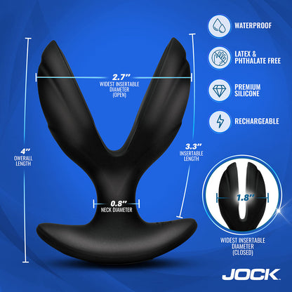 CURVE NOVELTIES - JOCK ELECTRO POWER PULSE E-STIM ANCHOR ANAL PLUG