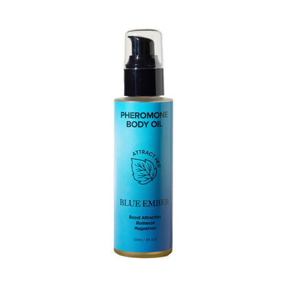 EYE OF LOVE - PHEROMONE BODY OIL ATTRACT HER BLUE EMBER 4 OZ. PUMP