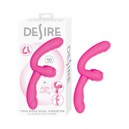 NASSTOYS - DESIRE DUAL VIBRATOR 2 PIECE PINK