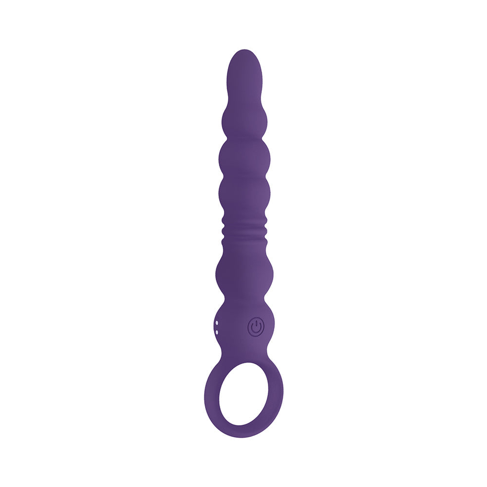 NASSTOYS - VIBRATING BUTTFUC THRUSTING ANAL WAND PURPLE