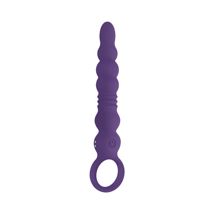 NASSTOYS - VIBRATING BUTTFUC THRUSTING ANAL WAND PURPLE