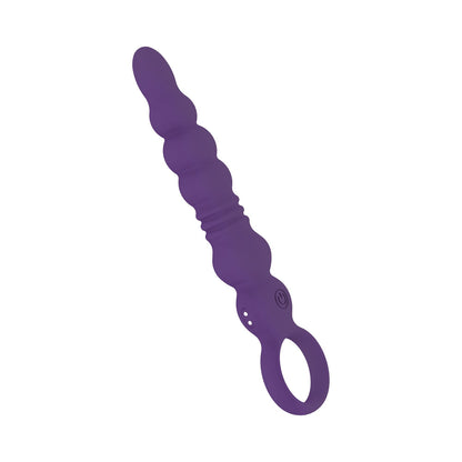 NASSTOYS - VIBRATING BUTTFUC THRUSTING ANAL WAND PURPLE