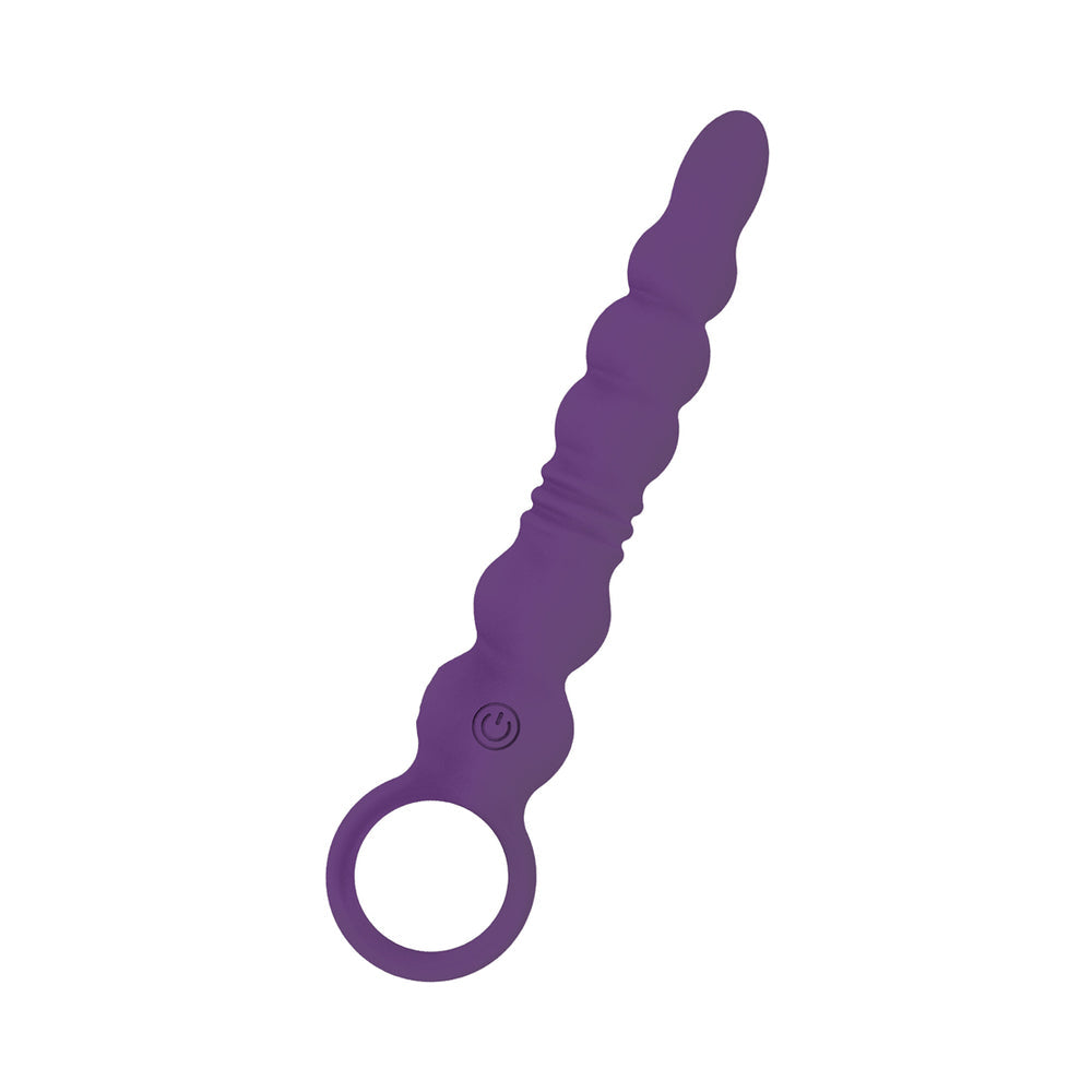 NASSTOYS - VIBRATING BUTTFUC THRUSTING ANAL WAND PURPLE