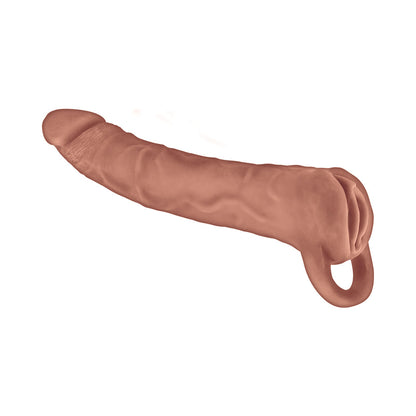 NASSTOYS - THE GREAT EXTENDER 2 IN 1 EXTENDER&MASTURBATOR 7IN BROWN