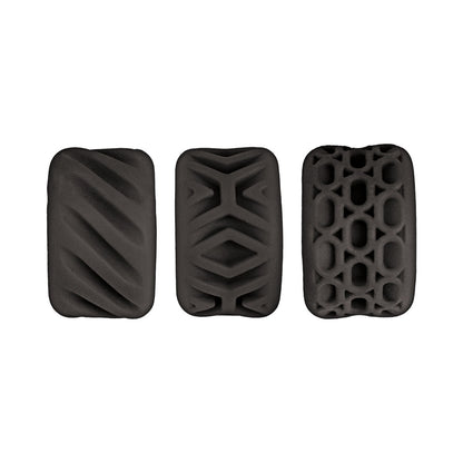 NASSTOYS - SUPER STRETCHY STROKER RINGS 3 PACK BLACK