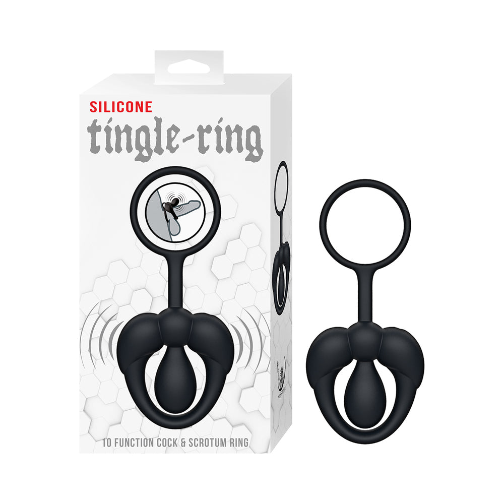 NASSTOYS - SILICONE TINGLE RING BLACK