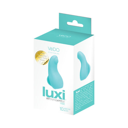VEDO - LUXI RECHARGEABLE CLITORAL FINGER VIBE TURQUOISE