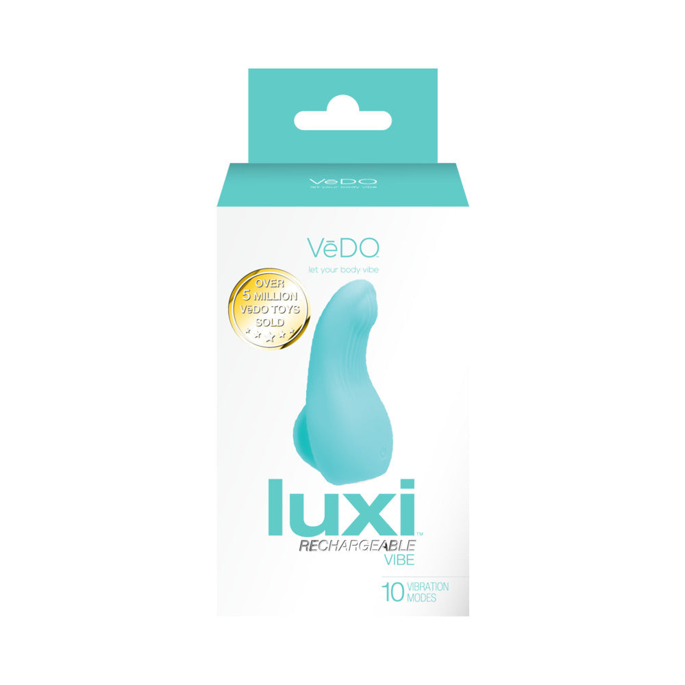 VEDO - LUXI RECHARGEABLE CLITORAL FINGER VIBE TURQUOISE
