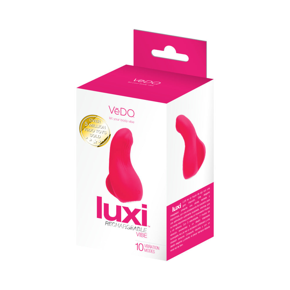 VEDO - LUXI RECHARGEABLE CLITORAL FINGER VIBE PINK