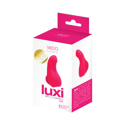 VEDO - LUXI RECHARGEABLE CLITORAL FINGER VIBE PINK
