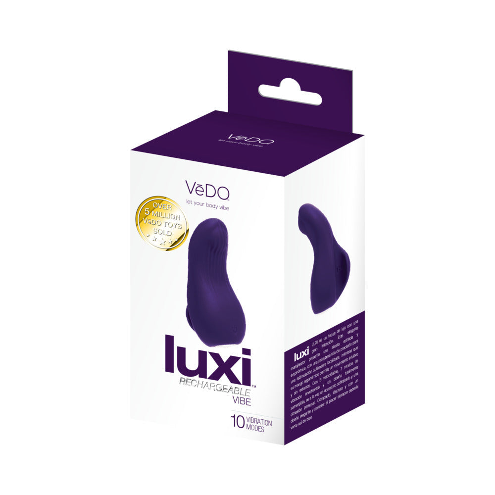 VEDO - LUXI RECHARGEABLE CLITORAL FINGER VIBE PURPLE
