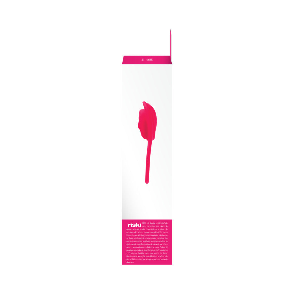VEDO - RISKI RECHARGEABLE CLITORAL VIBE FOR COUPLES PINK