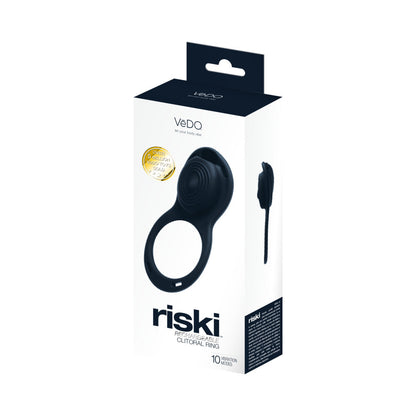 VEDO - RISKI RECHARGEABLE CLITORAL VIBE FOR COUPLES BLACK
