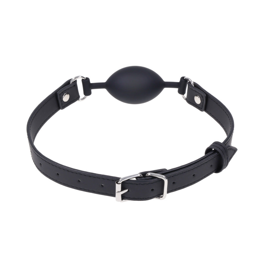 SPORTSHEETS - SIGNATURE MIDNIGHT MUSE OVAL GAG