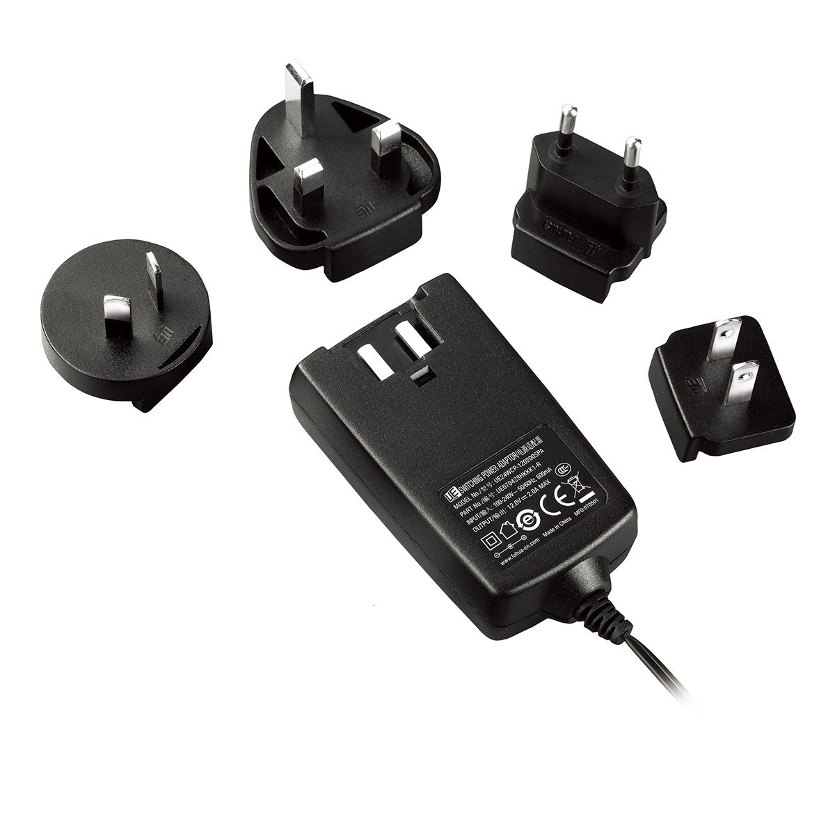 LELO - UNIVERSAL CHARGER SET (TYPE A, C, G, & I PLUG ADAPTERS)