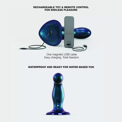 LOVELY PLANET - STRAP-ON-ME FINGERING & VIBRATING DILDO M BLUE