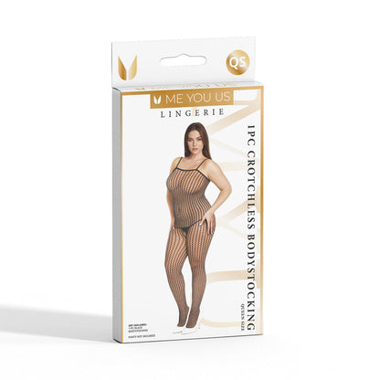 ME YOU US SIGNATURE - ME YOU US CROTCHLESS BODYSTOCKING QUEEN SIZE