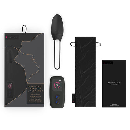 B SWISH BNAUGHTY PREMIUM UNLEASHED VIBRATOR BLACK