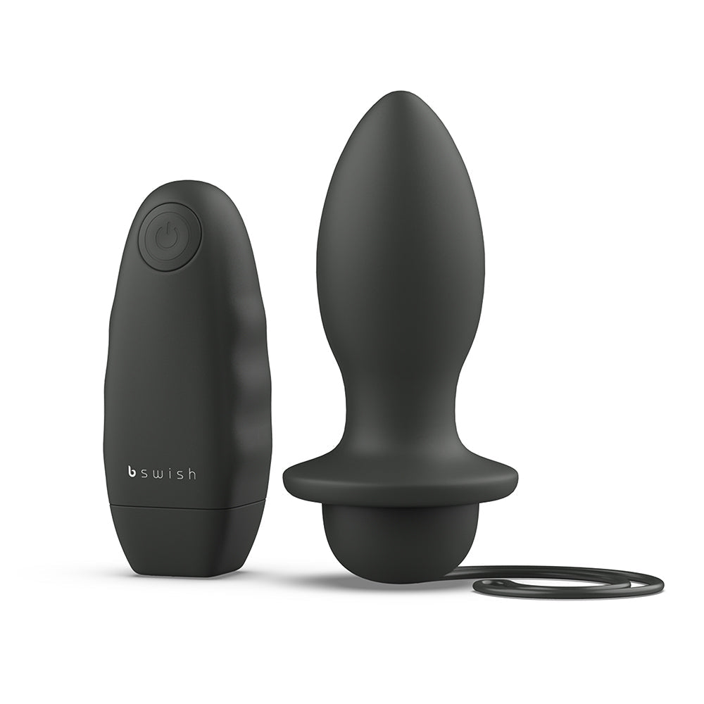 B SWISH - BFILLED CLASSIC UNLEASHED VIBRATING PLUG BLACK
