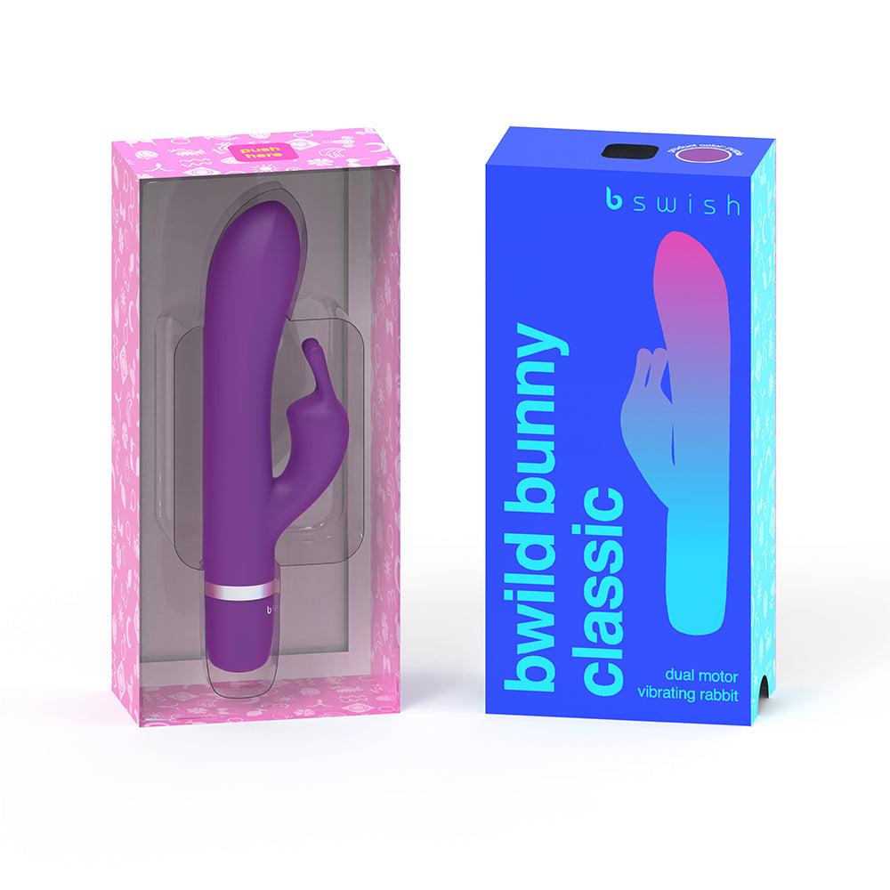B SWISH BWILD CLASSIC BUNNY VIBRATOR PURPLE