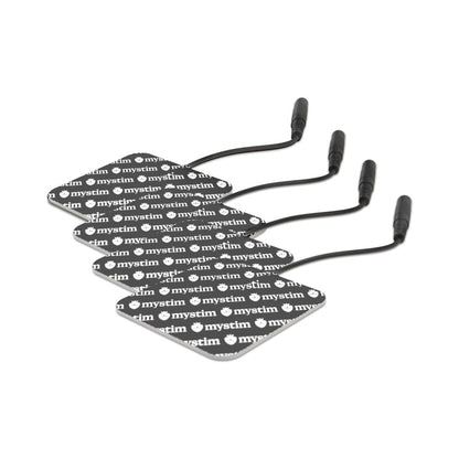 MYSTIM REPLACEMENT SQUARE ELECTRODE PAD 4-PACK