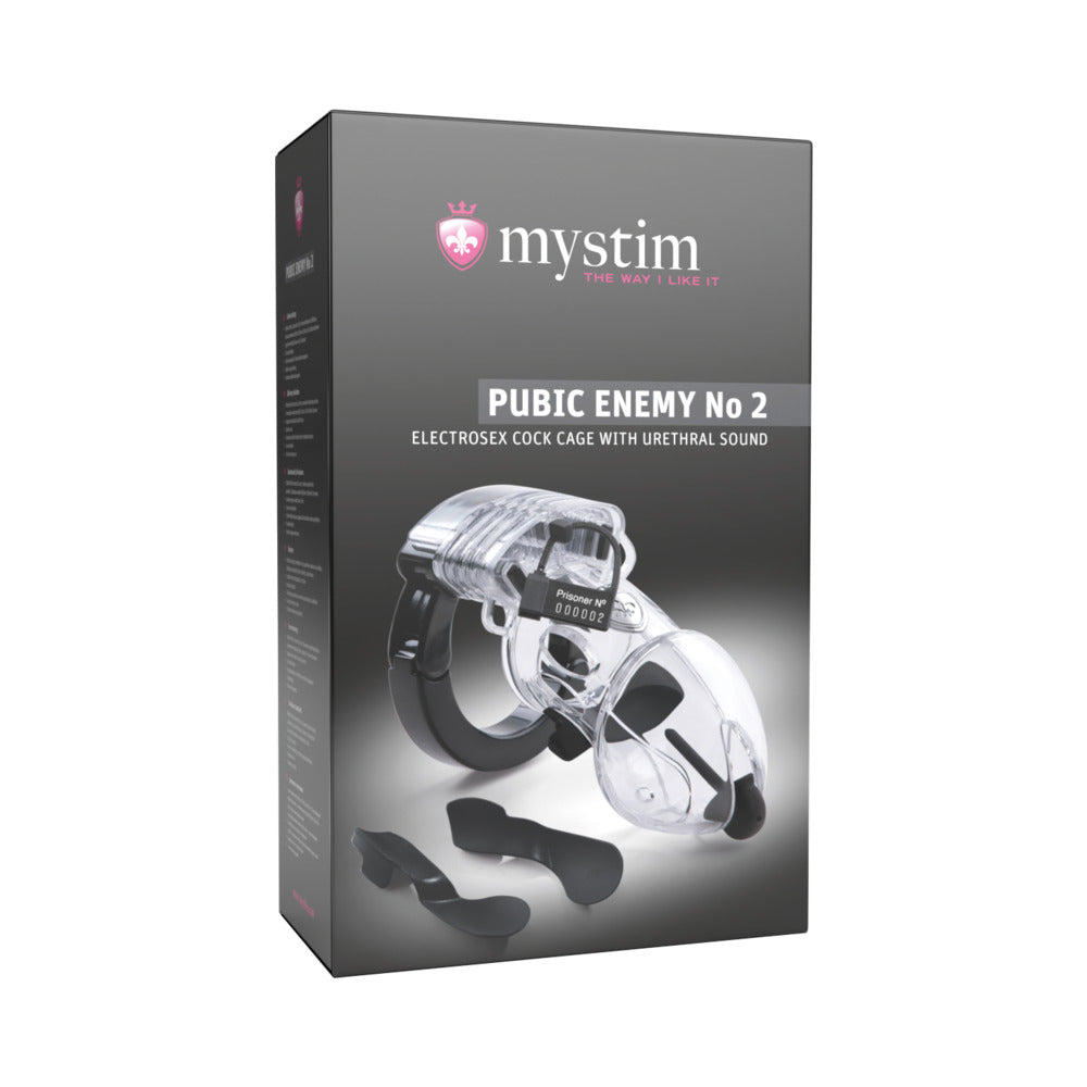 MYSTIM PUBIC ENEMY NO 2 ELECTROSEX COCK CAGE