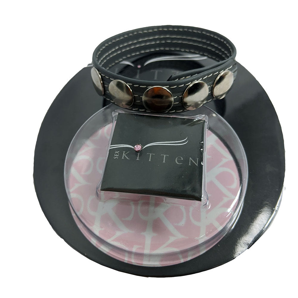 SEX KITTEN LEATHER 5-SNAP RING