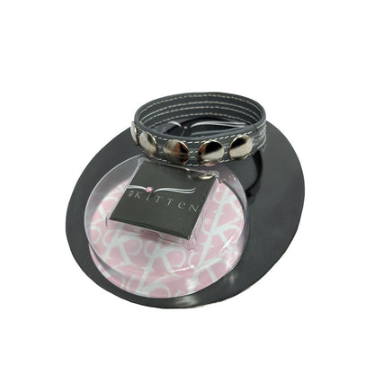 SEX KITTEN LEATHER 5-SNAP RING