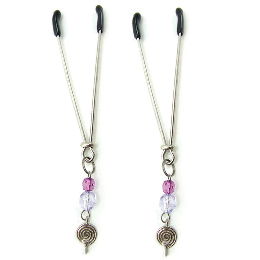 SEX KITTEN CLAMPS PURPLE SWIRLS