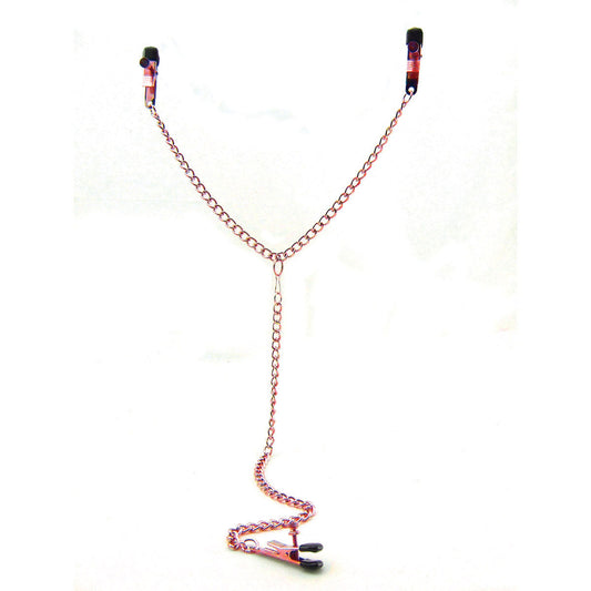 SEX KITTEN Y-STYLE ADJUSTABLE CLAMPS PINK
