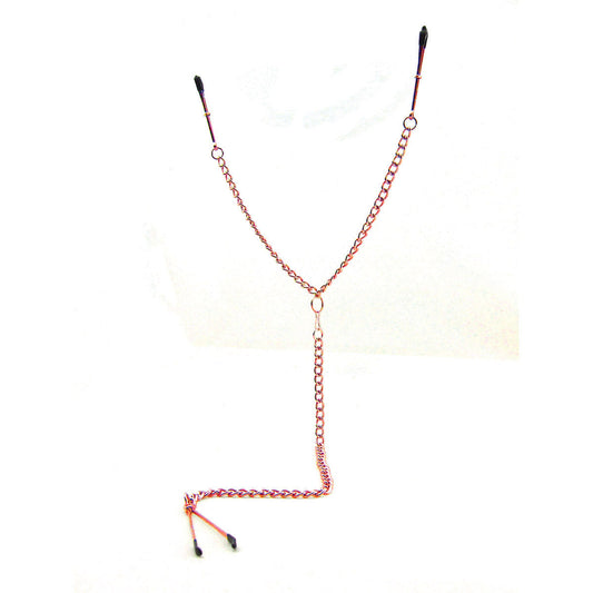 SEX KITTEN Y-STYLE TWEEZER CLAMPS PINK