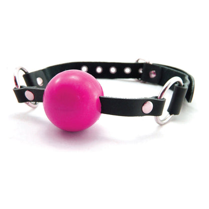 SEX KITTEN SILICONE BALL GAG PINK