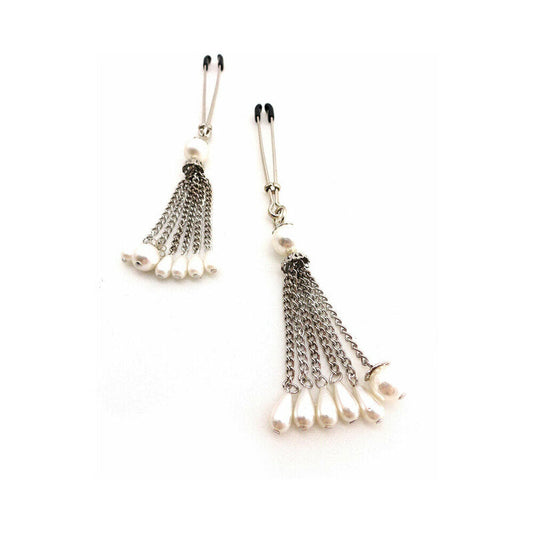 BIJOUX DE NIP PEARL TASSELS NIPPLE CLAMPS