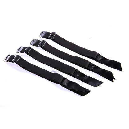 SPAREPARTS REMOVEABLE GARTERS 4-PIECE SET BLACK