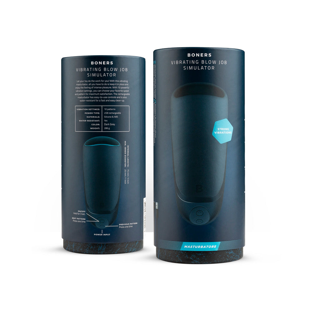 BONERS VIBRATING BLOWJOB MASTURBATOR