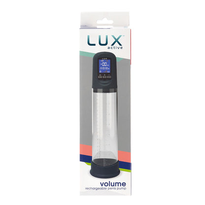 LUX ACTIVE VOLUME RECHARGEABLE PENIS PUMP