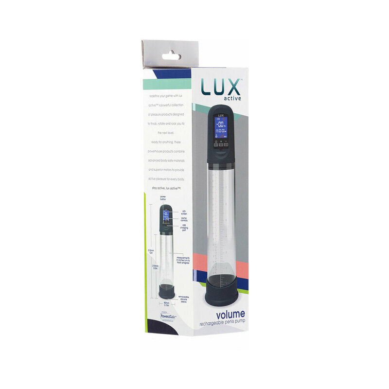 BMS - LUX ACTIVE VOLUME RECHARGEABLE PENIS PUMP