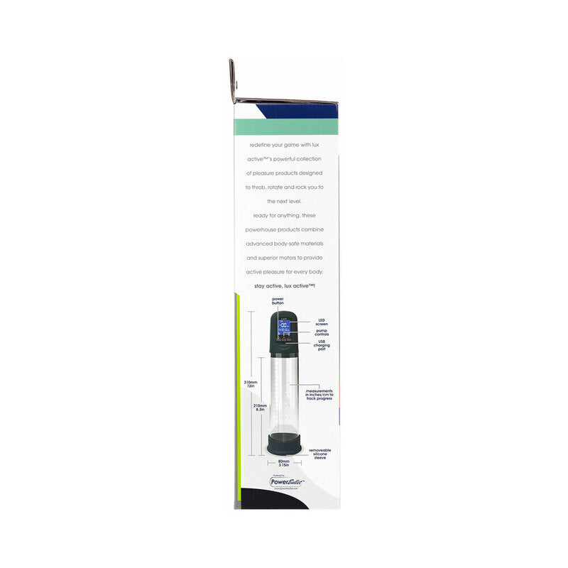 BMS - LUX ACTIVE VOLUME RECHARGEABLE PENIS PUMP
